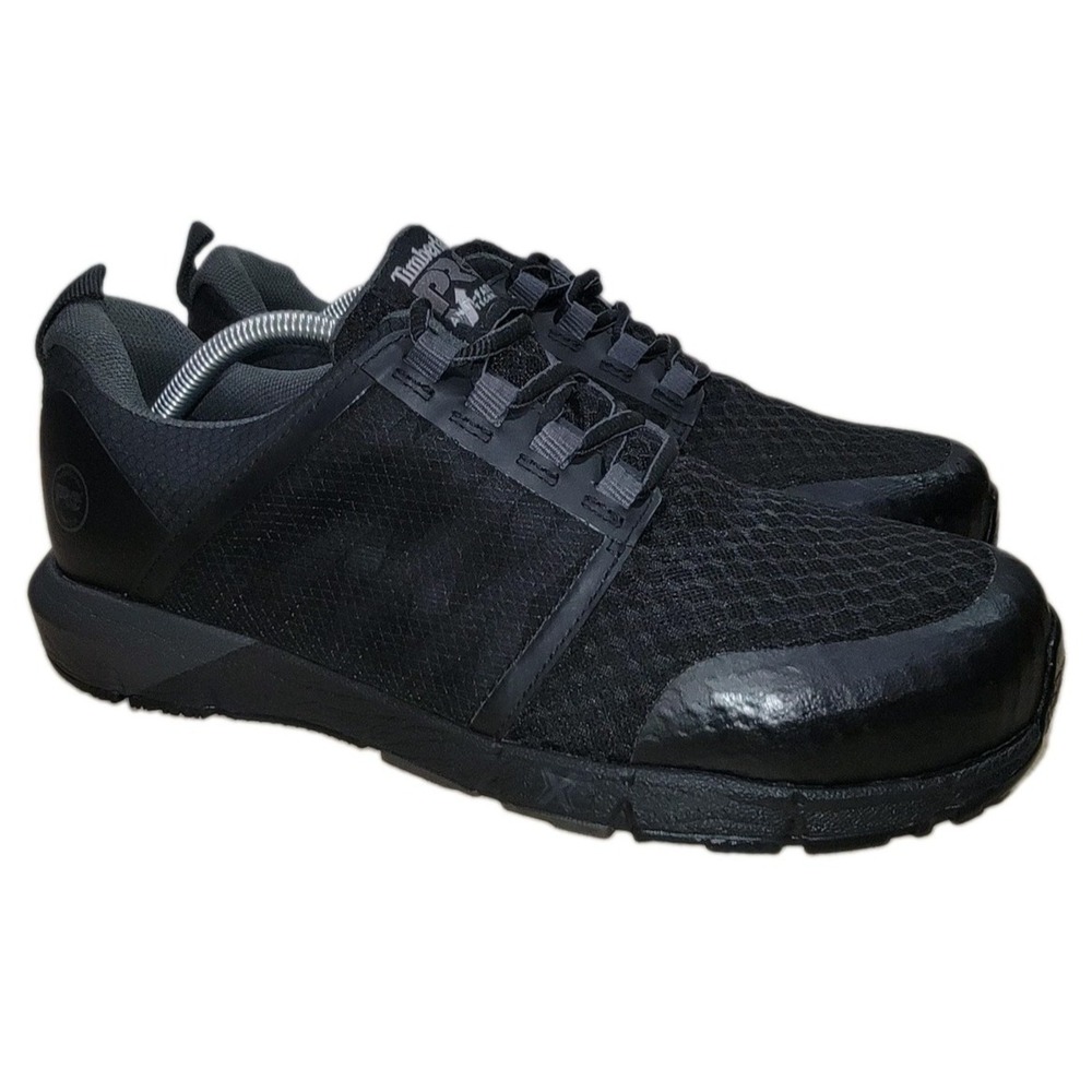 Timberland PRO Radius Men's Size 9.5 Work Shoes Composite Toe A2A3K Black Safety